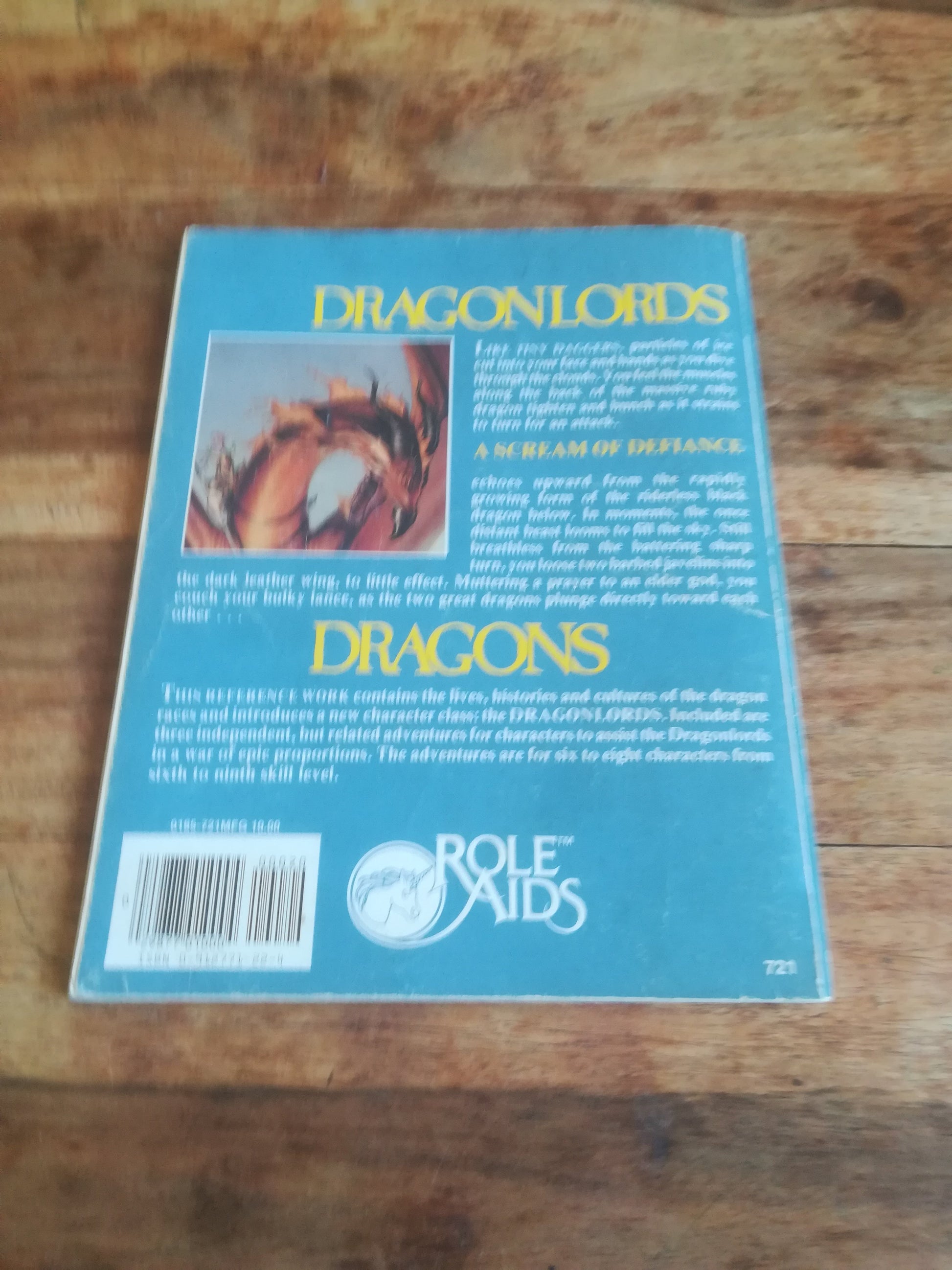 Dragons (Advanced Dungeons & Dragons: Role Aids) by Cory Glaberson - AllRoleplaying.com