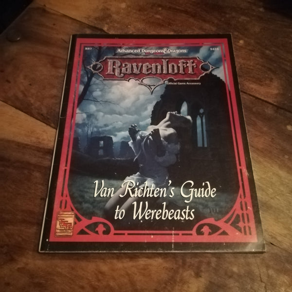 AD&D Ravenloft Van Richtens Guide To Werebeasts - AllRoleplaying.com