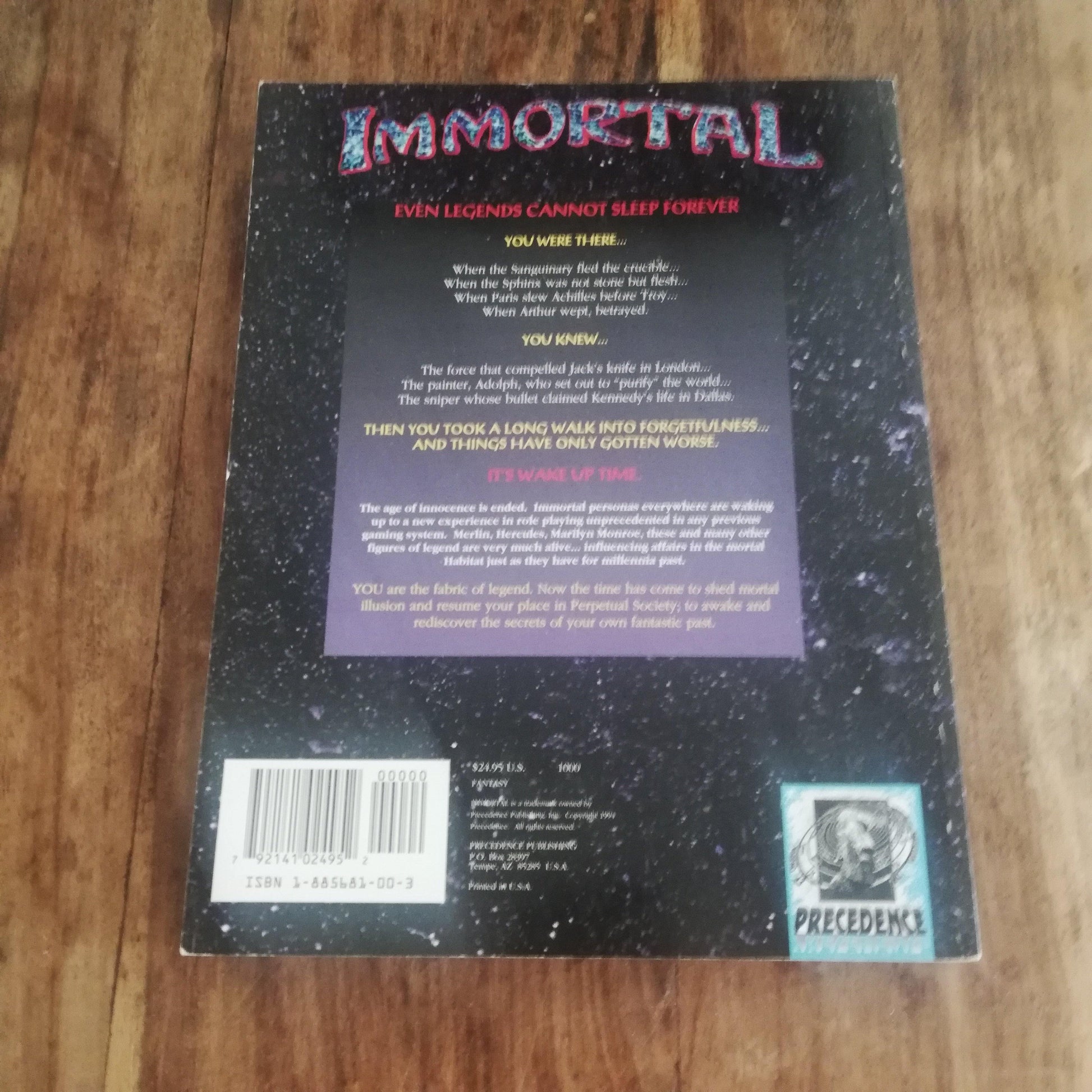 Immortal: The Invisible War (An Alternative Personality Role-Playing Experience) - AllRoleplaying.com