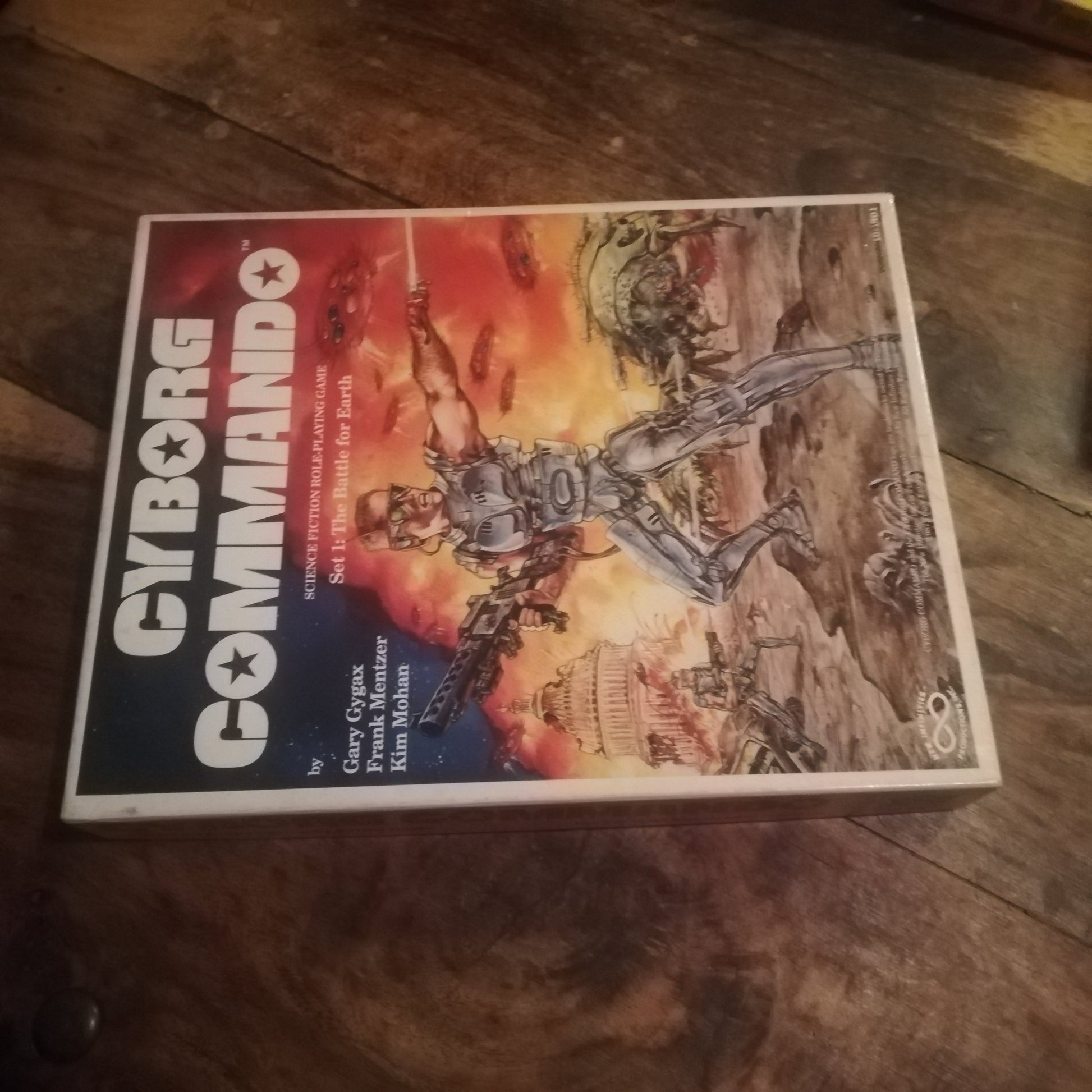 Cyborg Commando Boxed Rules Books Battle for Earth Box Set - AllRoleplaying.com