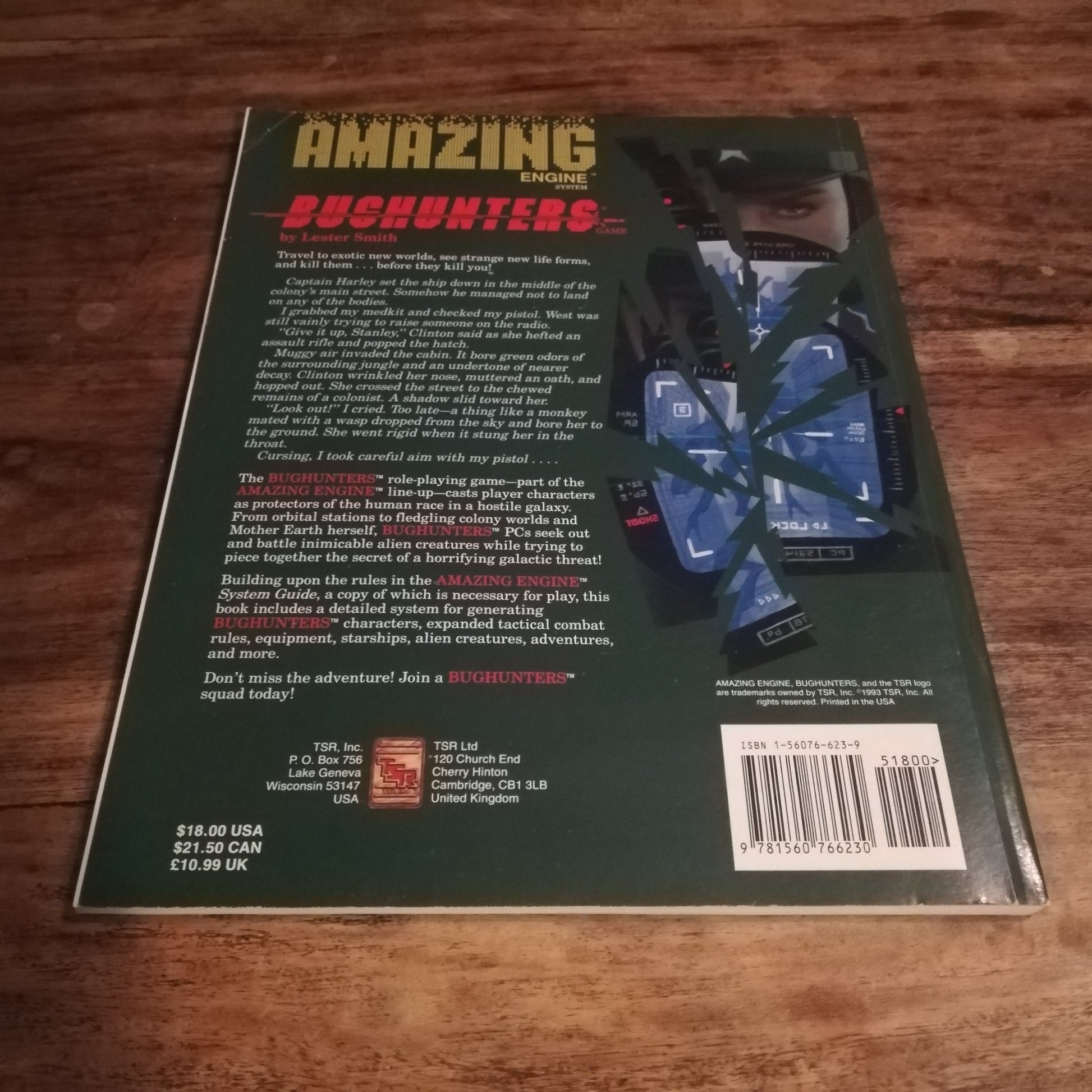 Bughunters Core Rulebook TSR: Amazing Engine - AllRoleplaying.com