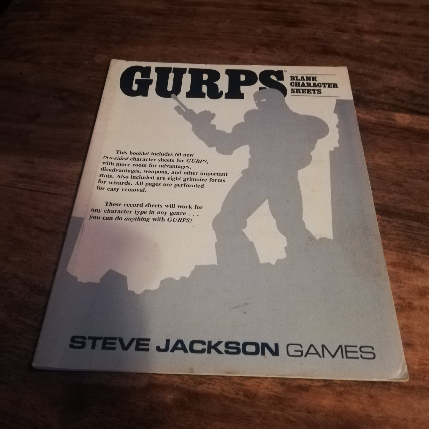 GURPS 1st-3rd Ed Blank Character Sheets (2nd Printing) - AllRoleplaying.com