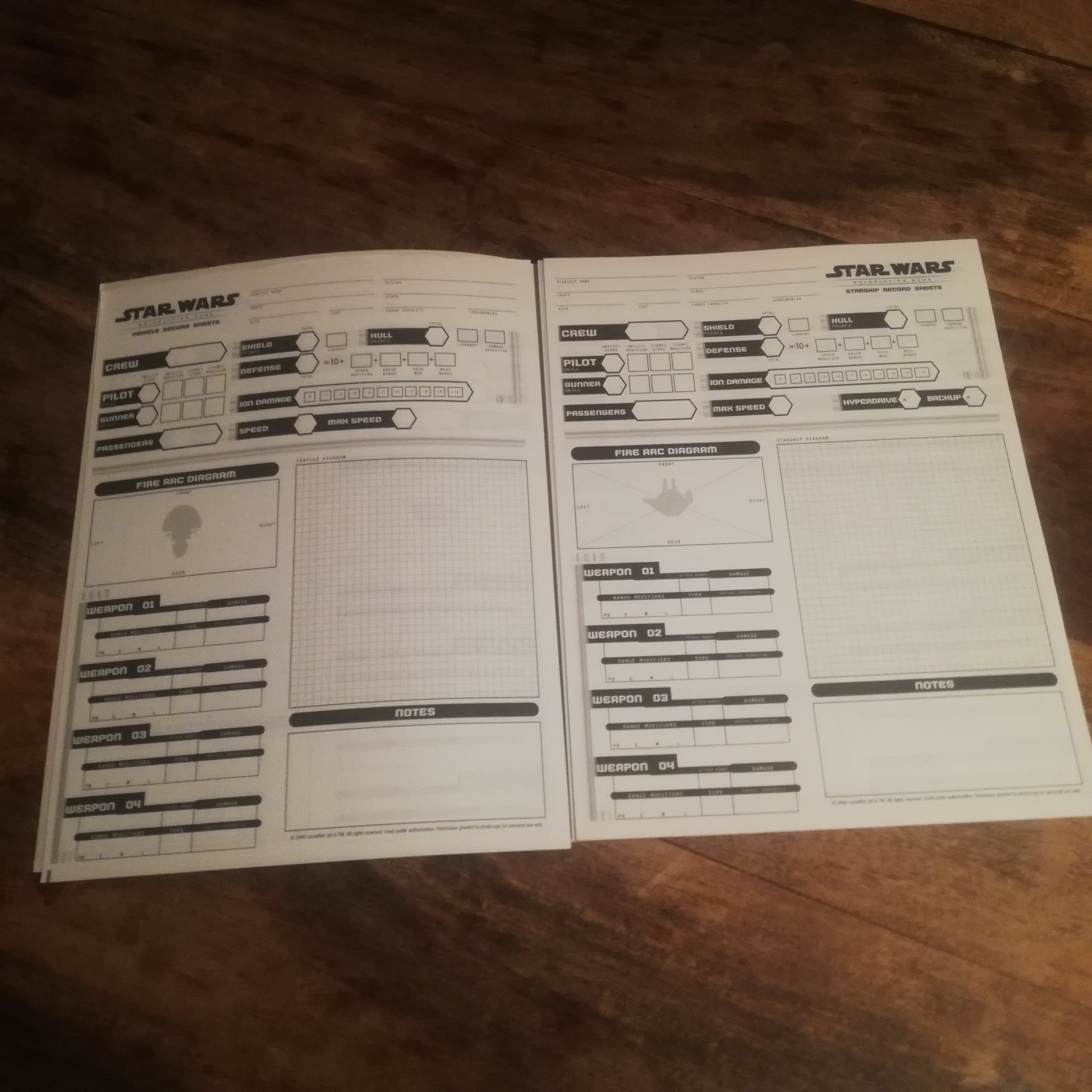 Star Wars d20 Character Record Sheets - AllRoleplaying.com