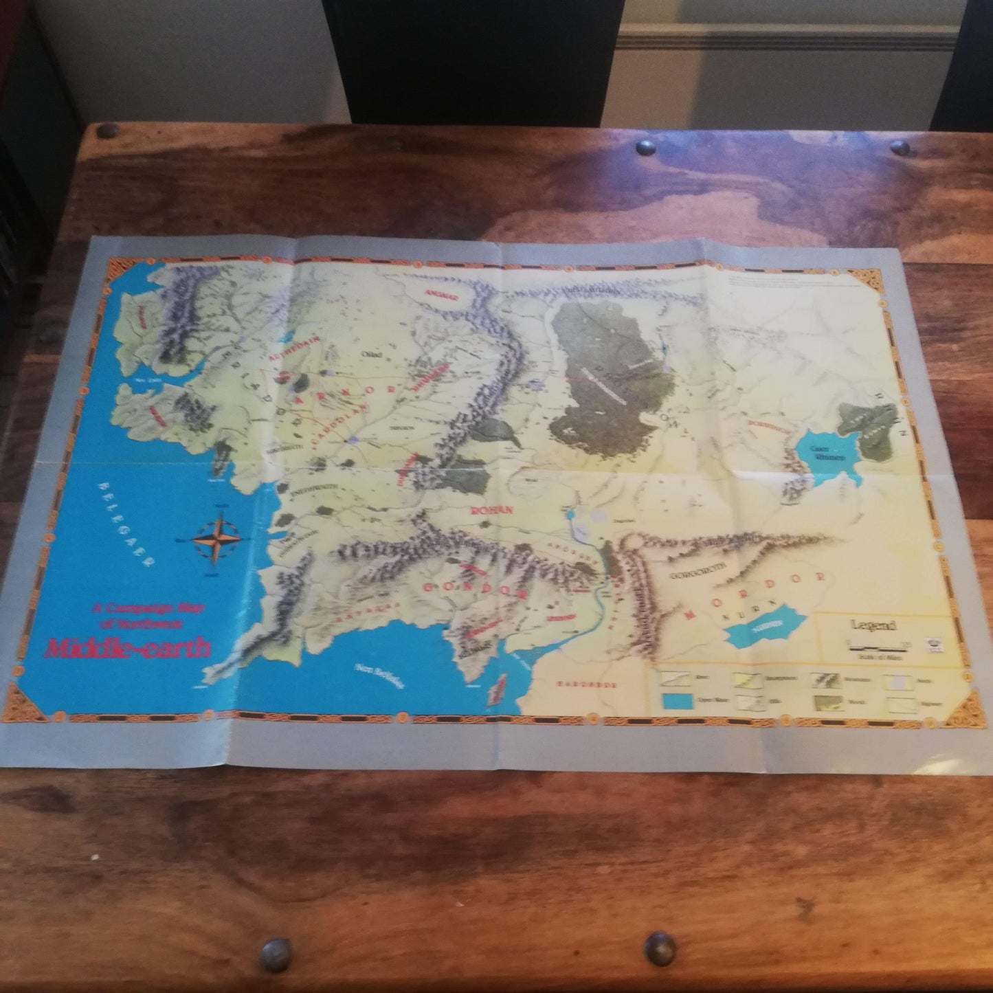 MIDDLE-EARTH MERP ADVENTURE GUIDEBOOK II w/Color POSTER MAP - AllRoleplaying.com