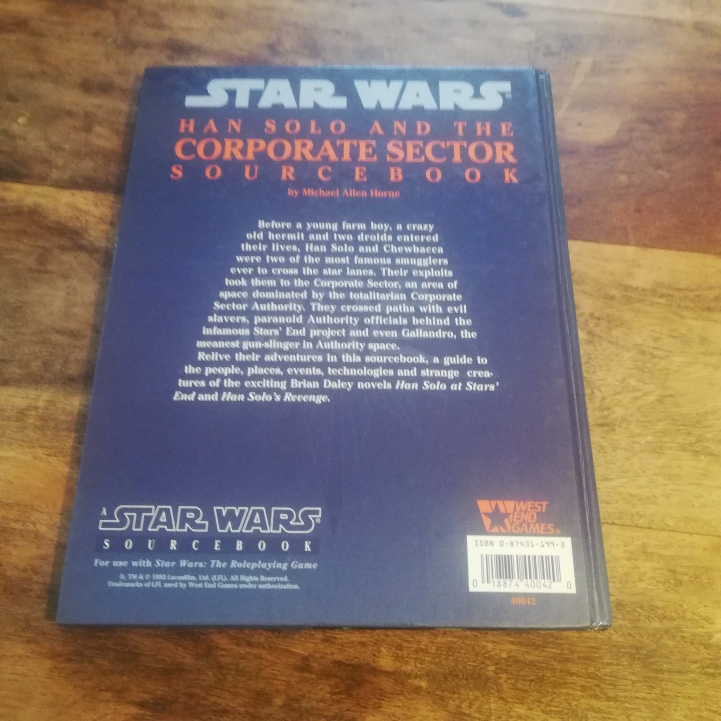 Star Wars Han Solo and the Corporate Sector West End Games - AllRoleplaying.com