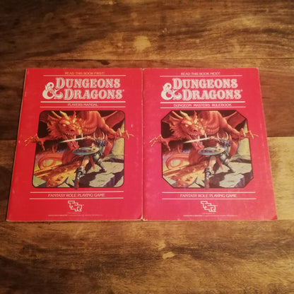 Dungeon Dragons D&D Players Manual Dungeon Master Rulebook TSR - AllRoleplaying.com