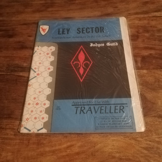 TRAVELLER LEY SECTOR Judges Guild SHRINKWRAPPED Maps, Guide, Guidebook GDW Mint Brand New - AllRoleplaying.com
