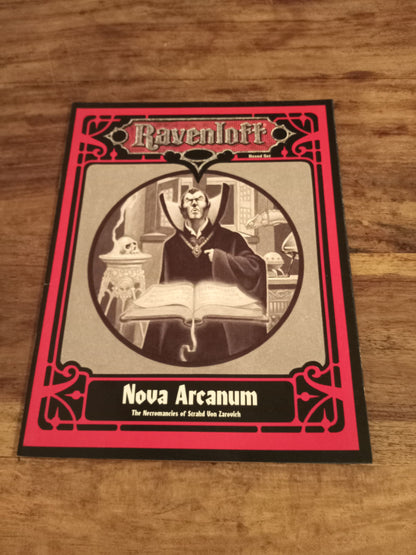 Ravenloft Nova Arcanum AD&D Expansion Booklet Forbidden Lore 1992 TSR #1079