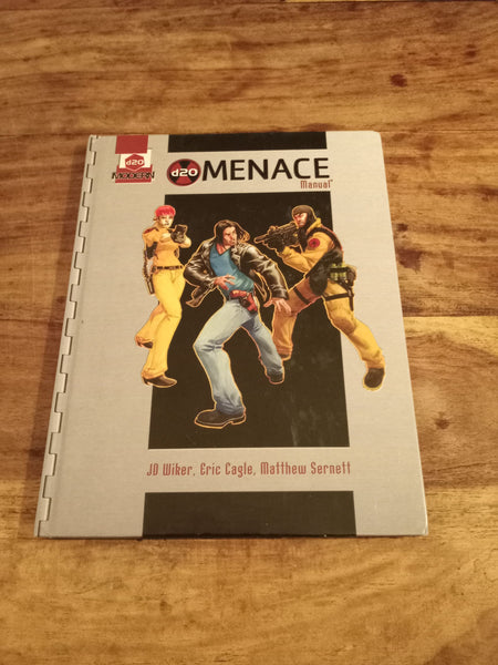 D20 Menace Manual d20 Modern Hardcover Wizards of the Coast 2003