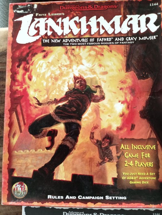 Lankhmar The New Adventures Of Fafhrd & Gray Mouser AD&D Box Set TSR 1144 1996