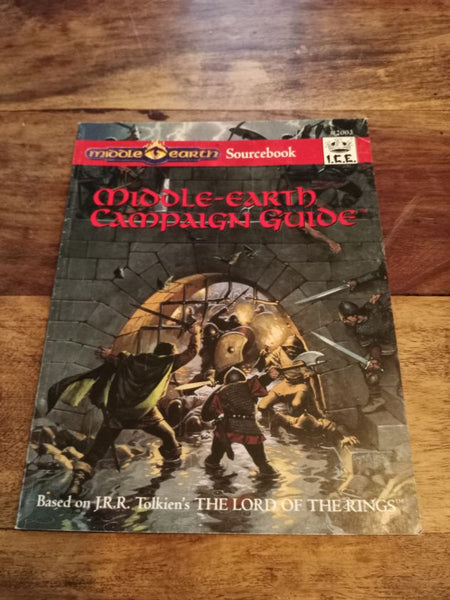 Middle-Earth Campaign Guide Middle Earth Role Playing 1st Ed I.C.E. #2003 With Map MERP 1990