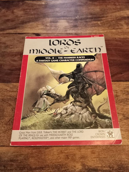 MERP Lords of Middle-Earth #2 The Mannish Races Middle-Earth Role Playing 1st Ed I.C.E.