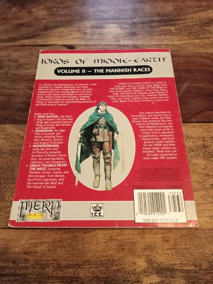 MERP Lords of Middle-Earth #2 The Mannish Races Middle-Earth Role Playing 1st Ed I.C.E.