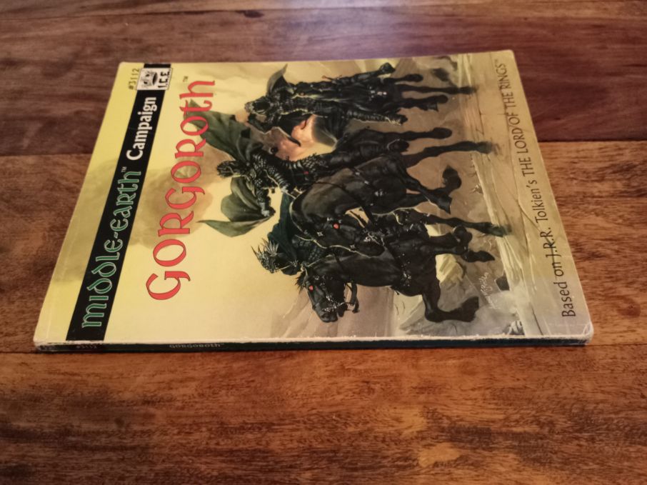 Middle-Earth Gorgoroth Middle-Earth Role Playing 1st Ed With Map I.C.E. 3112 MERP 1990