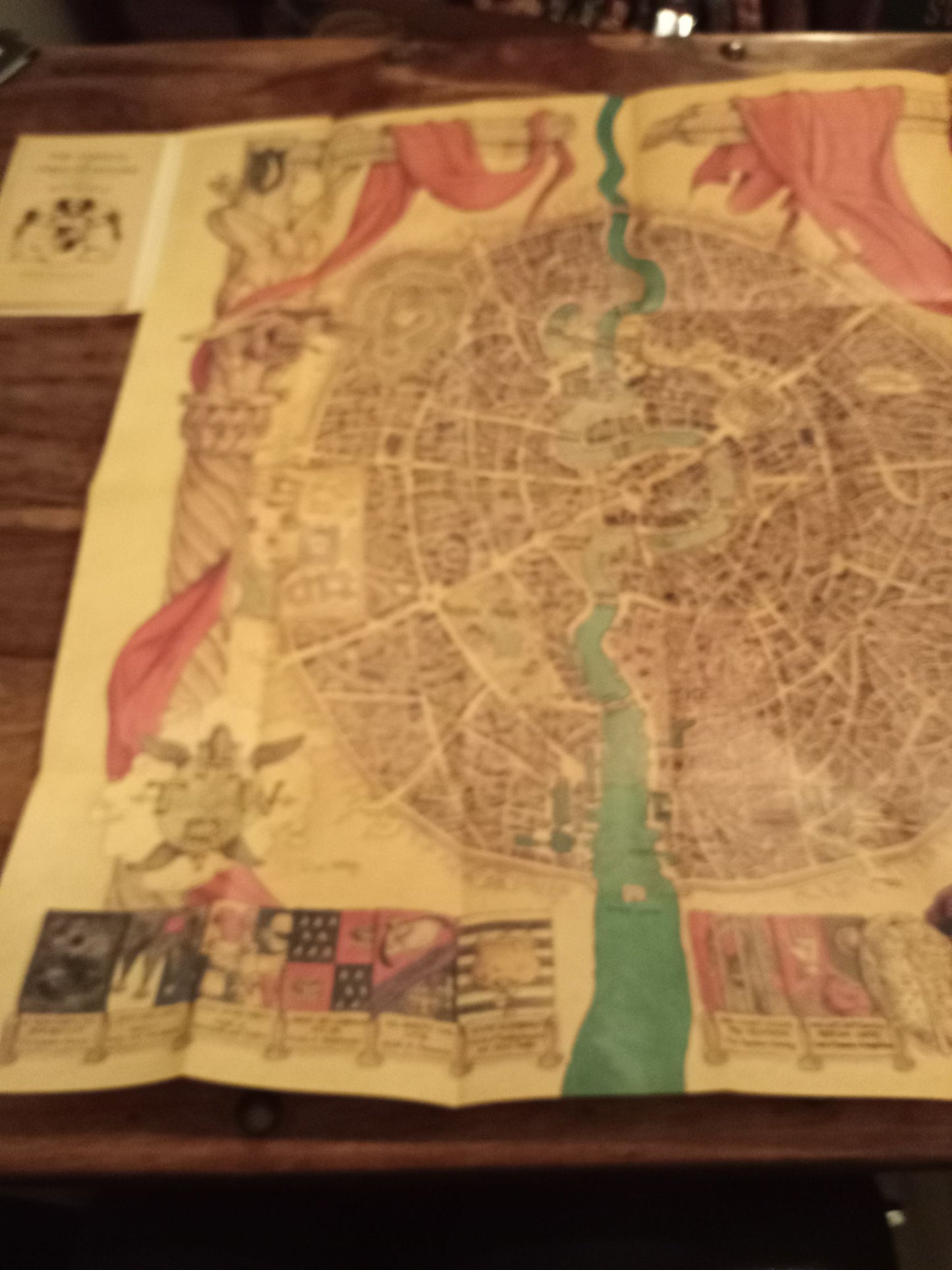 Discworld The Streets Of Ankh-Morpork Mapp Terry Pratchett 1993