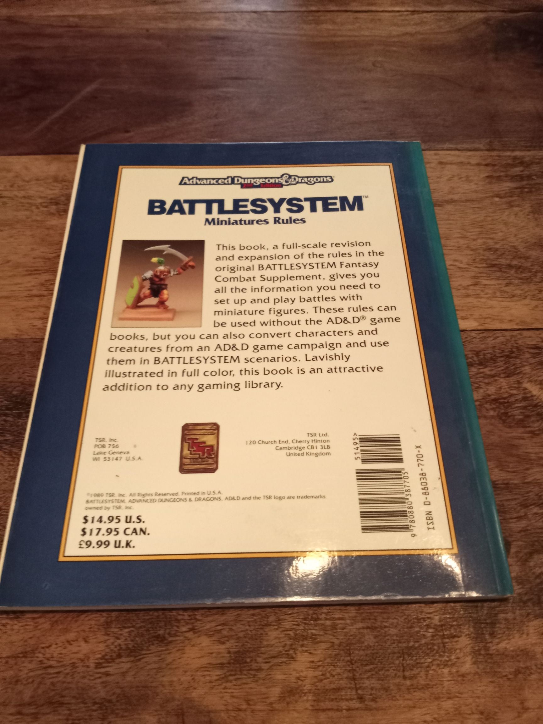 AD&D 2nd Ed Battlesystem Miniatures Rules TSR - AllRoleplaying.com