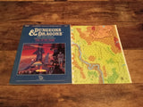 Dungeons & Dragons City Of The Gods Expert Set With Map DA3 1987 TSR 9191