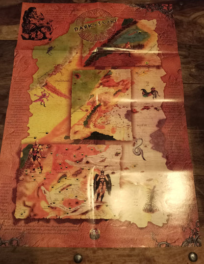 Dark Sun Conspectus Map TSR 1995