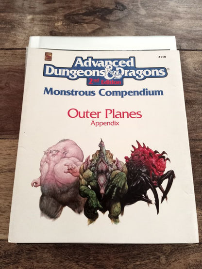 Outer Planes Monstrous Compendium Appendix TSR 2118 AD&D 2nd ed MC8 1991