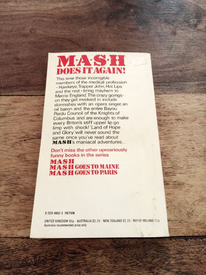 M*A*S*H MASH Goes to London #5 Richard Hooker William E. Butterworth III 1975