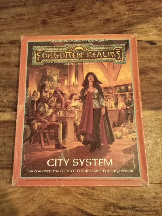 Forgotten Realms City System Map Set AD&D Accessory Complete. - AllRoleplaying.com