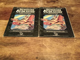 Dungeons & Dragons Master DM’s Book & Master Player’s Book TSR 1901 1902 1985
