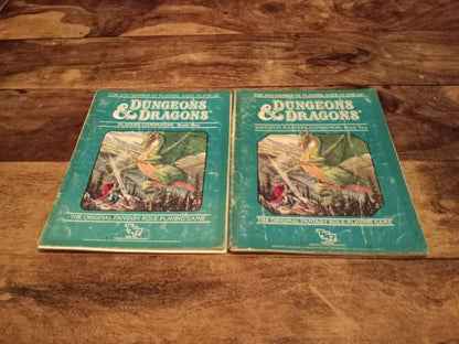 DUNGEONS & DRAGONS PLAYERS COMPANION MASTERS COMPANION TSR SET 3 1984