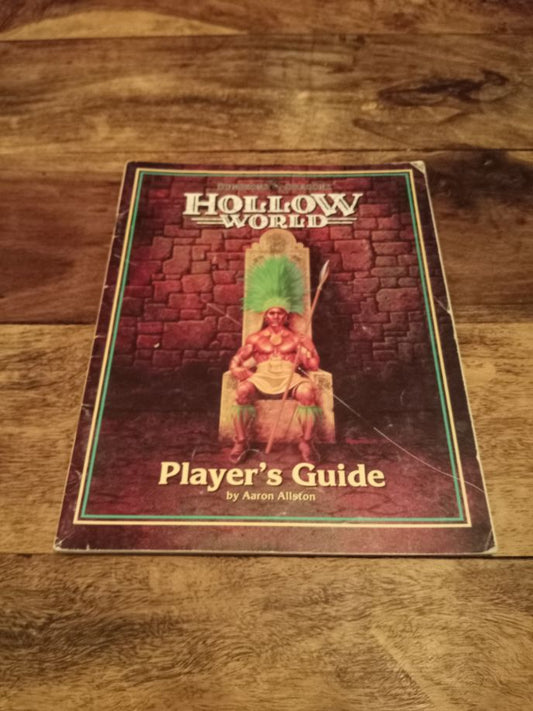 Dungeons & Dragons Hollow World Player's Guide TSR 1054 1990