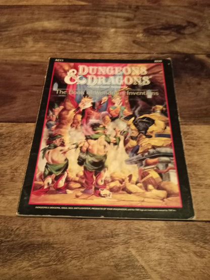 Dungeons & Dragons The Book Of Wondrous Inventions TSR 9220 AC11 D&D 1987