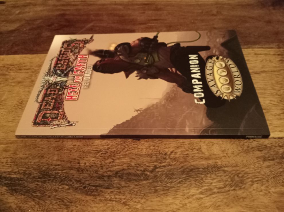 Deadlands Reloaded Hell on Earth Companion Limited Ed Pinnacle Savage Worlds 10800 2015