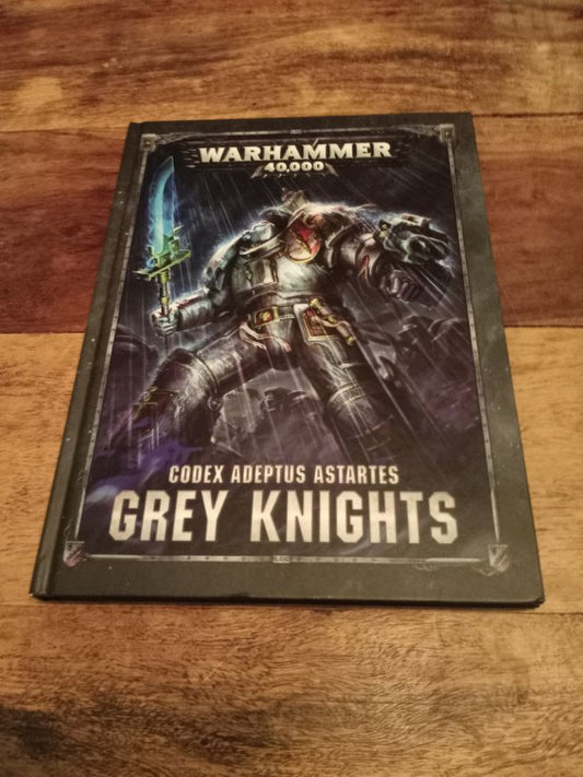 Warhammer 40,000 Codex Adeptus Astartes Grey Knights 8th ed Hardcover 2017
