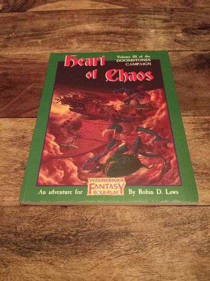 Warhammer Fantasy Roleplay Heart of Chaos Doomstones Campaign III WFRP 2001