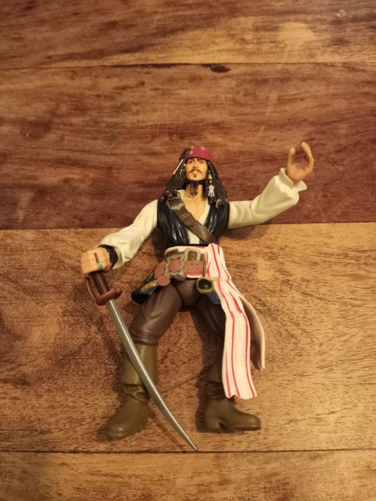 Pirates Caribbean Captain Jack Sparrow Action Figure Zizzle Disney