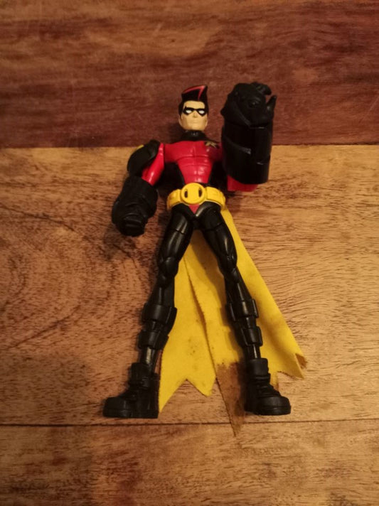 DC Robin Action Figure Spinning Hand Attack Deluxe 6 Inch Mattel 2011