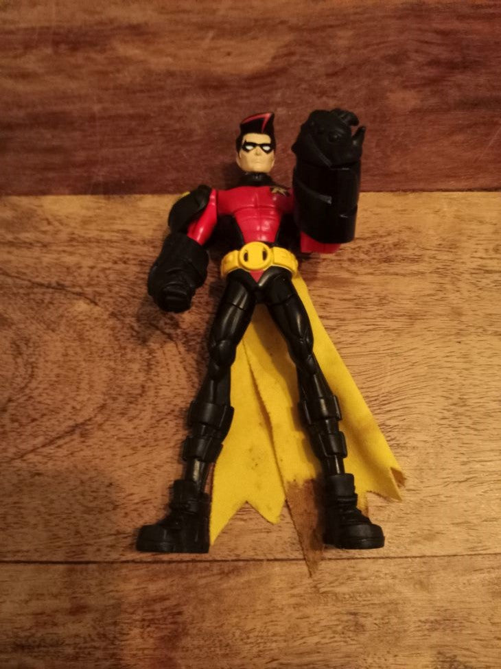 DC Robin Action Figure Spinning Hand Attack Deluxe 6 Inch Mattel 2011