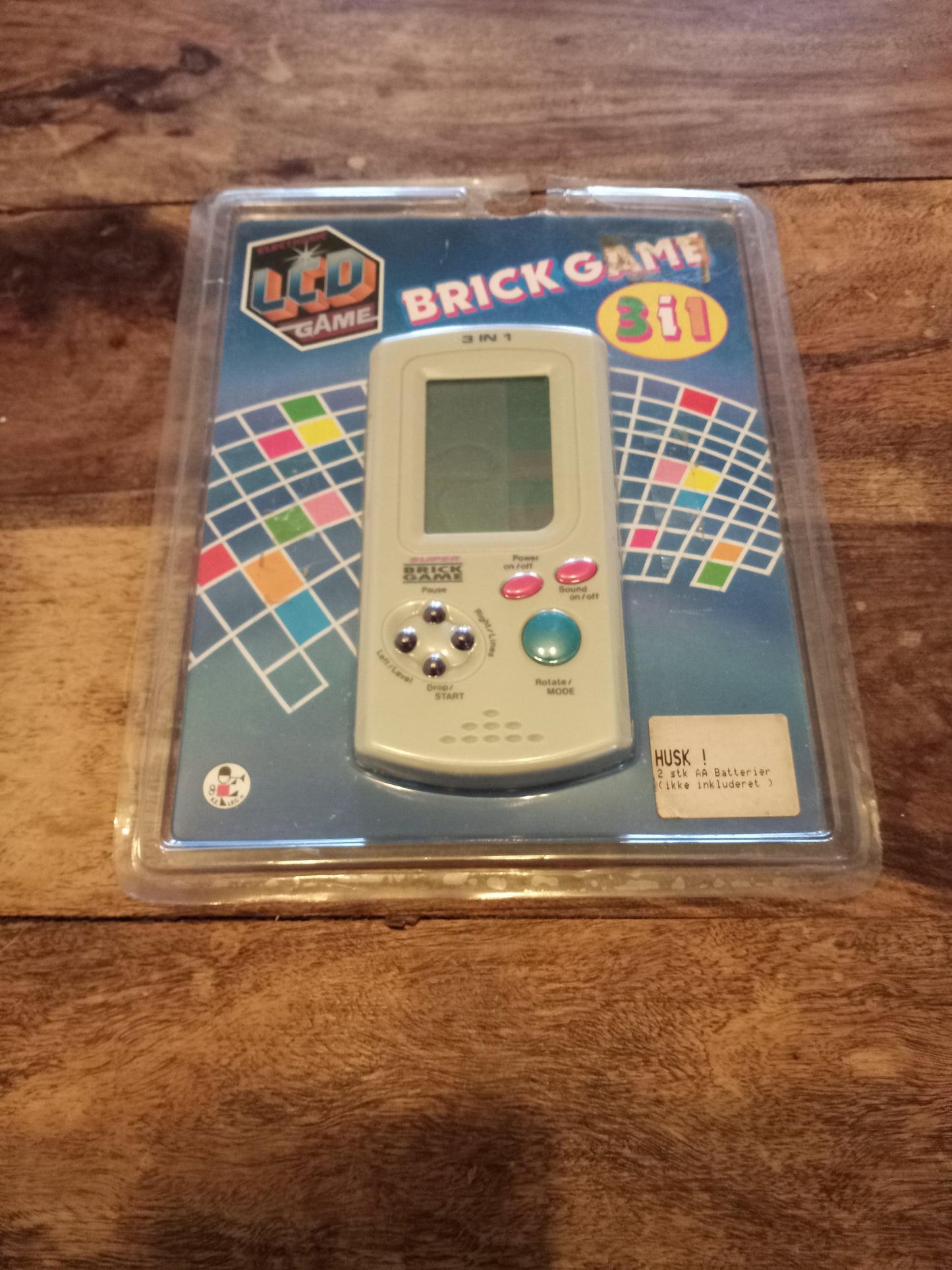 LCD Brick Game 3 in 1 Handheld Electronic Sealed Vintage New