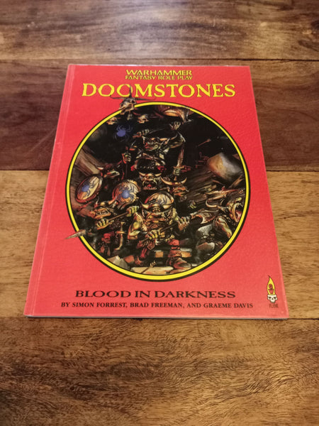 Warhammer Fantasy Roleplay Blood in the Darkness Doomstones Campaign #2 WFRP 1990