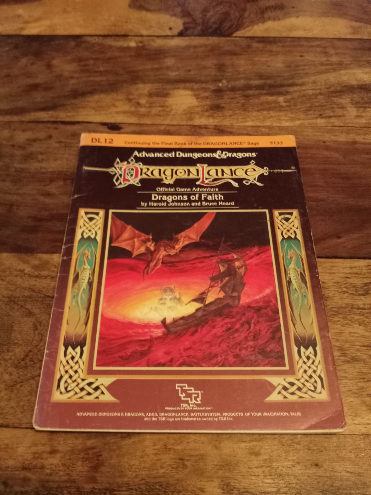 AD&D Dragonlance Dragons of Faith DL12 TSR #9133 1986