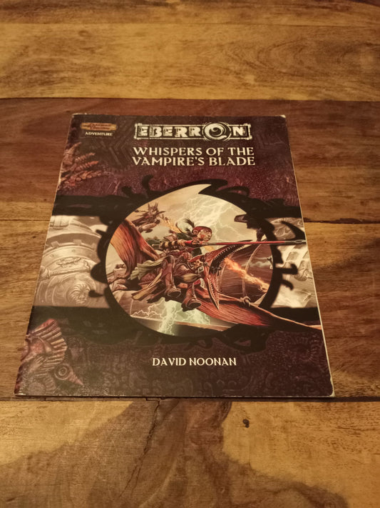 Eberron Whispers of the Vampire's Blade Dungeon & Dragons Wizards of the Coast 2004