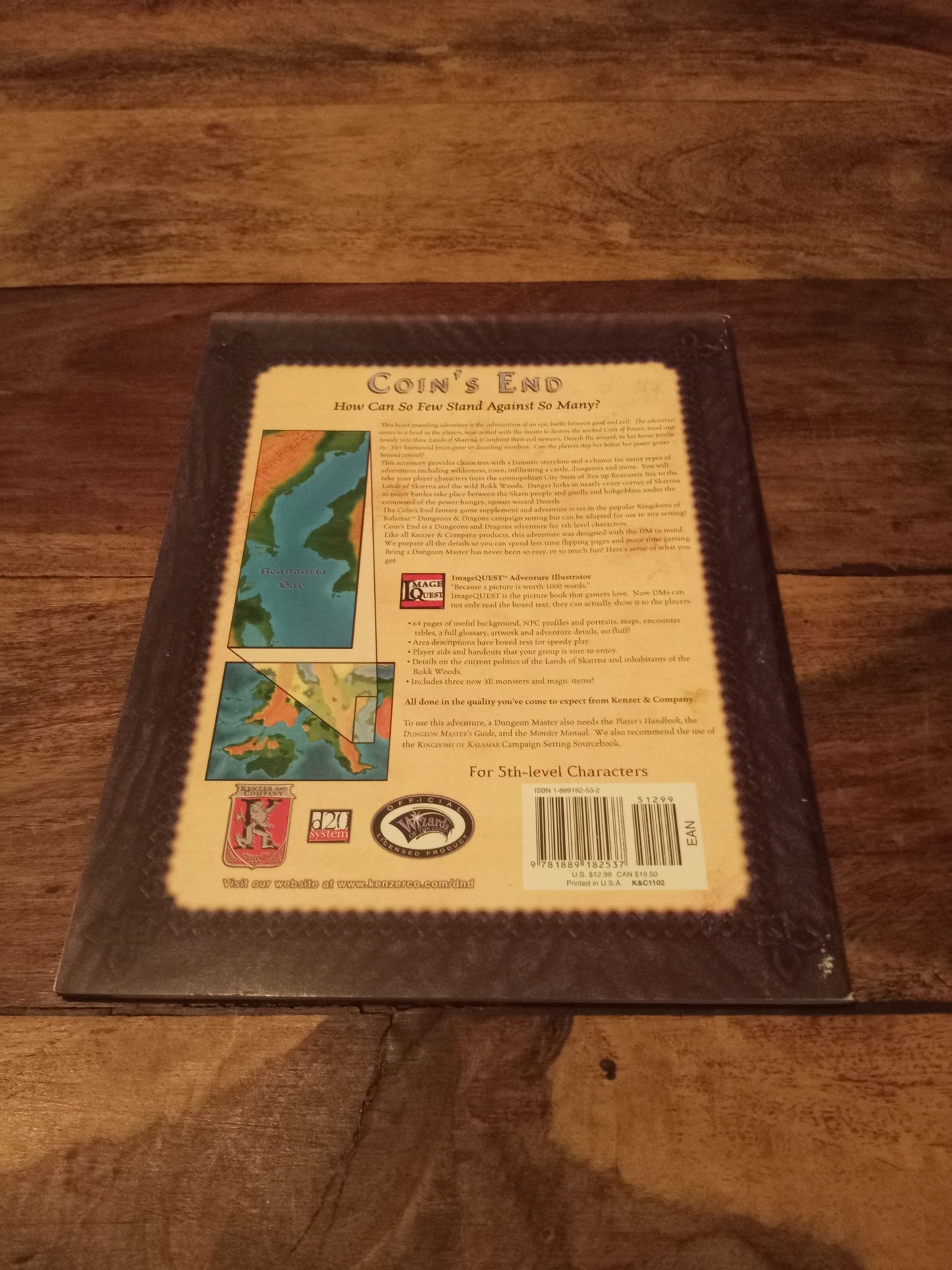 Kingdoms of Kalamar Coin's End Dungeons & Dragons Wizards Of The Coast 2001