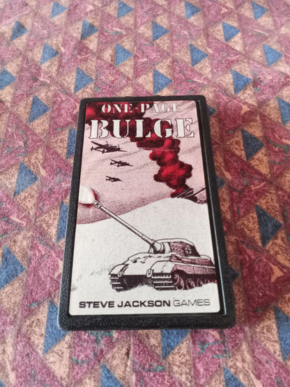 One-Page Bulge Unpunched Original Pocket Box Steve Jackson Games 1980