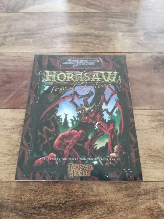Sword & Sorcery Forest of Blood - Hornsaw - Scarred Lands WW8323 d20 2003