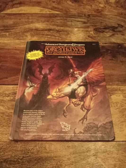 AD&D Greyhawk Adventures Hardcover 2023 TSR 1988