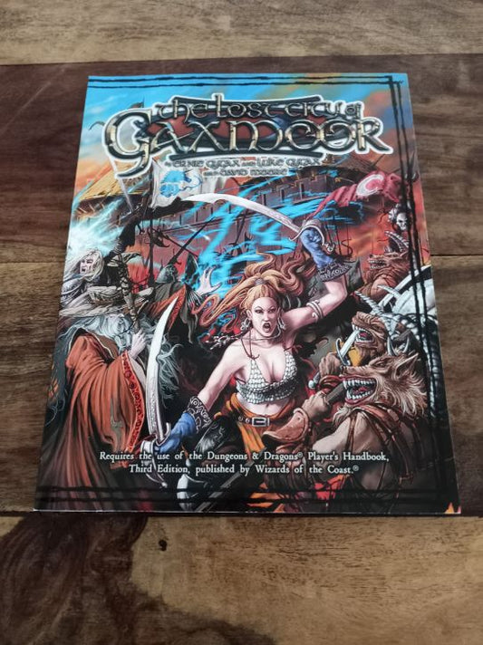 The Lost City of Gaxmoor Troll Lord Games d20 Ernie & Luke Gygax 2002