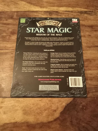 Star Magic Wisdom of the Magi d20 MGP1011 Encyclopaedia Arcane Mongoose Publishing 2002
