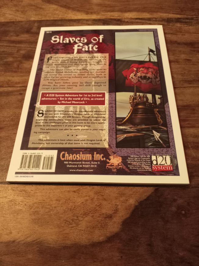Slaves of Fate d20 CAO2018 Chaosium 2002