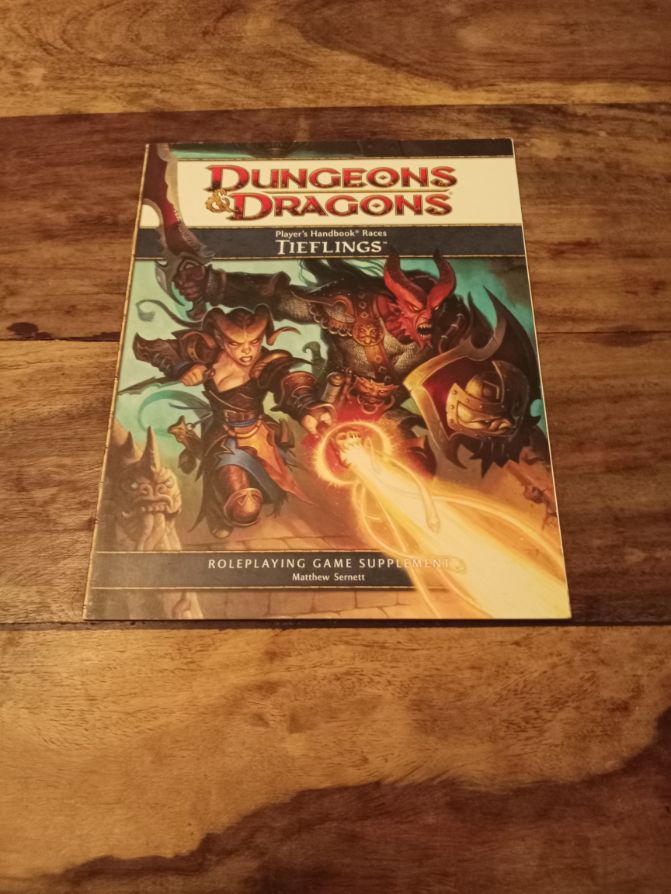 Player's Handbook Races Tieflings WOC25383 Dungeons and Dragons 4th ed ...