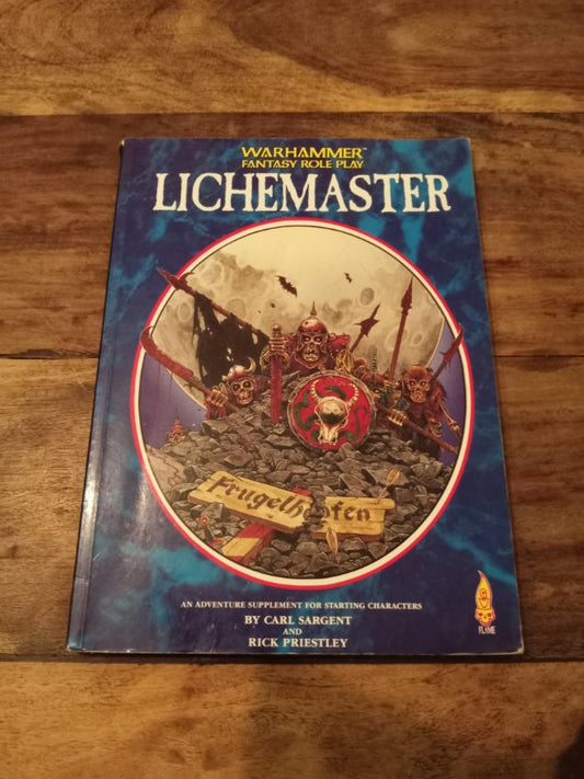 Warhammer Fantasy Roleplay Lichemaster Games Workshop GAW0003-95 1990