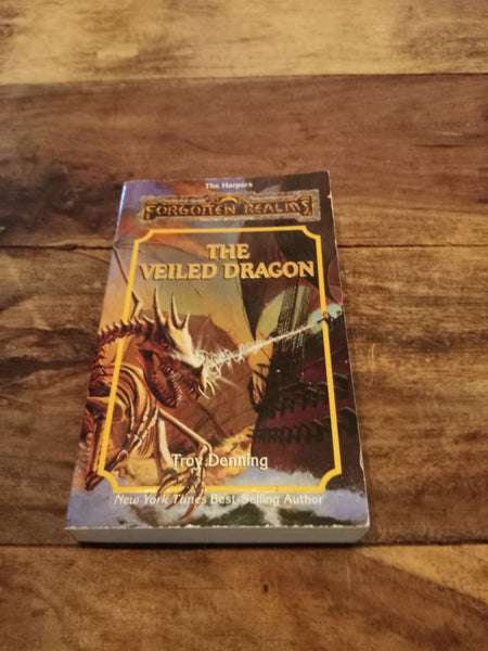 Forgotten Realms The Veiled Dragon TSR 8565 The Harpers #12 1996