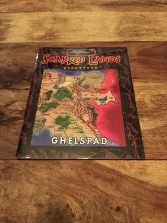 Sword & Sorcery Scarred Lands Ghelspad WW 8320 With Map 2001